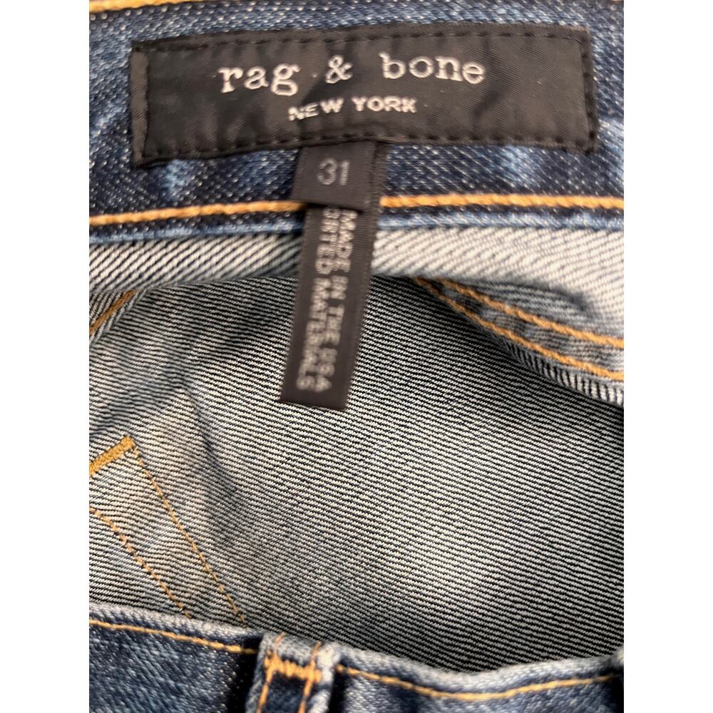 Rag & Bone Women's Denim Jeans Ankle Straight in Dark Paz Sz 31 NWT - Picture 5 of 11